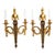 French 19th Century French Louis XVI Style Two-Light Wall Sconces Candelabra - a Pair For Sale - Image 3 of 14