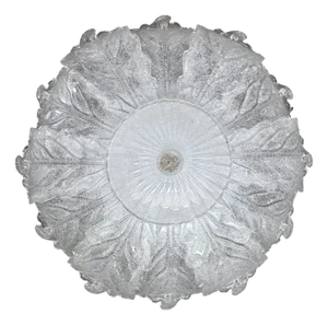 Large Italian Murano Glass Flush Mount from Barovier & Toso, 1970s