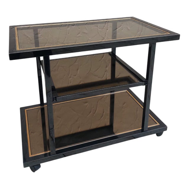 Bar Cart by Roger Vanhevel for Belgo Chrom, 1980s For Sale