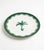 This charming ceramic dinner plate features a classic tropical aesthetic, perfect for adding a touch of coastal elegance...