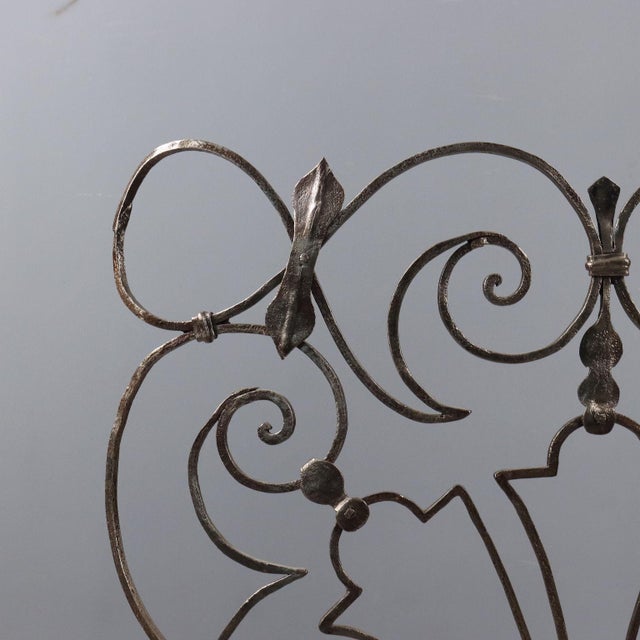Wrought Iron Fireplace Guard For Sale - Image 4 of 9
