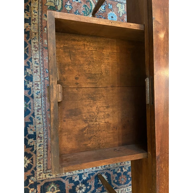 Chestnut French Demi-Lune Cherrywood Oval Table Circa 1890 For Sale - Image 8 of 11