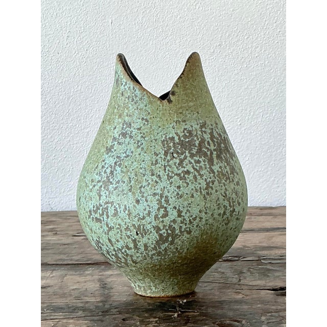 Vintage Original Studio Pottery Vase For Sale - Image 4 of 12