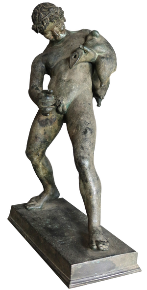 After Sabatino de Angelis, Faun Sculpture, 19th Century, Bronze