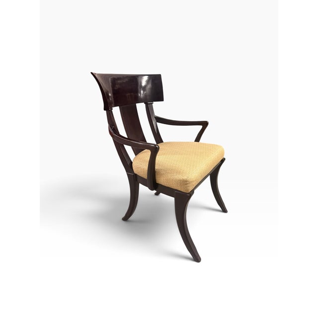 2000 - 2009 Henredon Neoclassical Klismos Mahogany Dining Chairs, Set of 6, 2007 For Sale - Image 5 of 17
