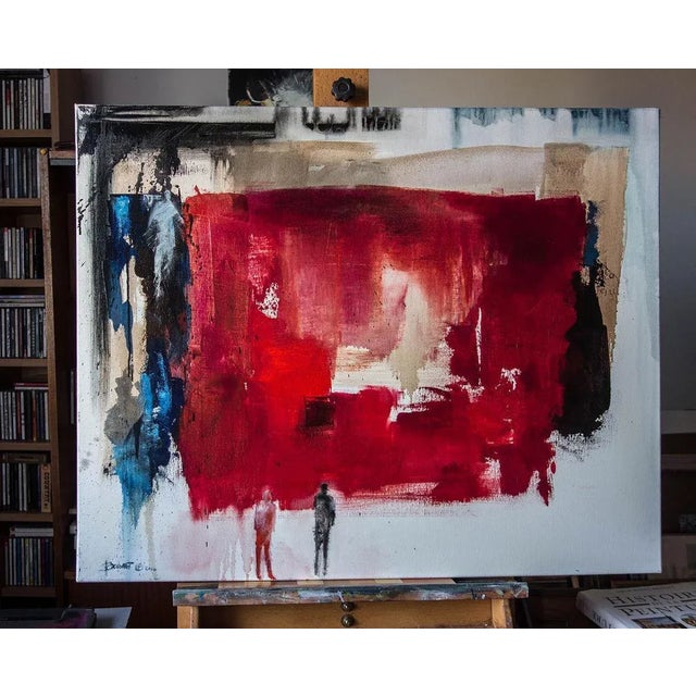 Waiting for the 3rd man 2014 Oil on canvas 65 x 80 cm Certificate of the artist This piece is attributed to the mentioned...