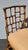 Wood Vintage Baker Furniture Chippendale Bamboo Side Chair W Leather Straps For Sale - Image 7 of 14