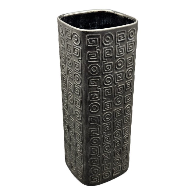 Op Art Porcelain Vase by Martin Freyer for Rosenthal, 1950s For Sale