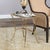 Contemporary Gold Leaf Elegant Side Table For Sale - Image 3 of 4
