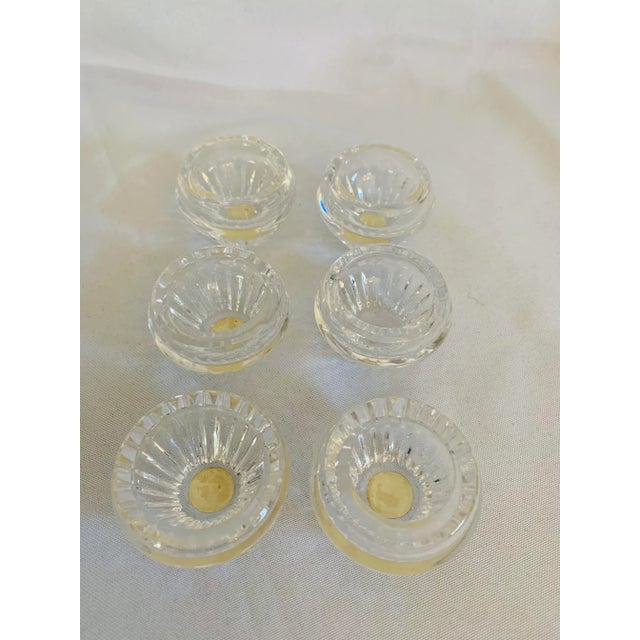 Early 20th Century Wedgwood Irish Crystal Salt Cellars - Set of 6 For Sale - Image 12 of 12