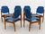 Wood Rare Mid Century Modern Danish Teak Model 203 Dining Chairs by Arne Vodder for France & Daverkosen, Set of Six For Sale - Image 7 of 15