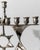 Mid-Century Silver-Plated Hanukkah Menorah with Rotating Star of David, 1960s For Sale - Image 5 of 11