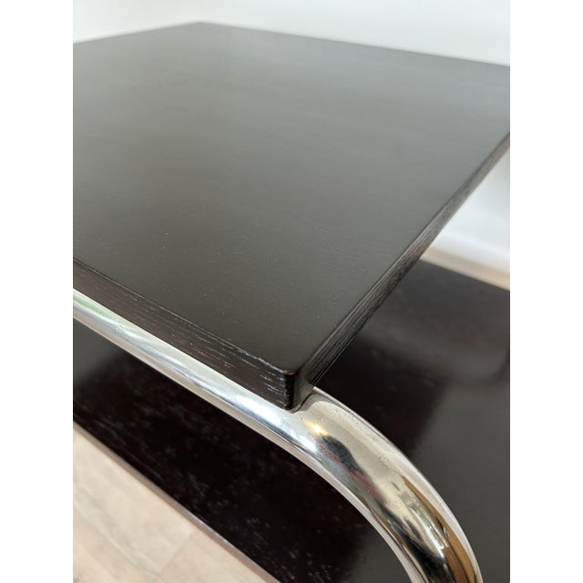 Wood Bauhause Side Table by Marcel Bruer for Ton, Czechoslovakia, 1960s For Sale - Image 7 of 12