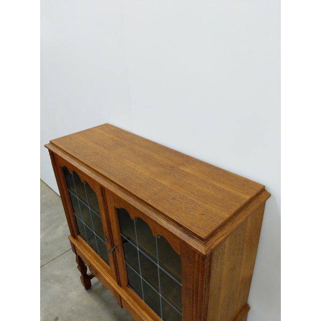 Wood Vintage Danish Oak Cabinet / Sideboard For Sale - Image 7 of 8