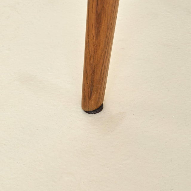 Italian Fluted Wood Console with Marble Top, 1950s For Sale - Image 9 of 11