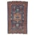 Antique Senneh Rug with Multicolored Silk Warp, Handmade, Ivory, Red, Light Blue For Sale In New York - Image 6 of 6