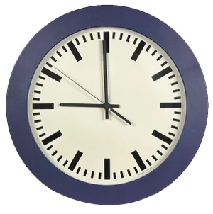 Vintage Italian Postmodern Wall Clock from Junghans, 1980s