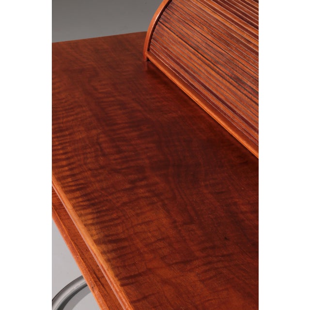 Italian Maia Walnut Desk by Giotto Stoppino for Bernini, 1960s For Sale - Image 13 of 15