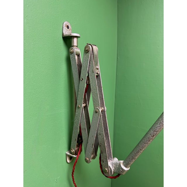 Scissor Lamp by Curt Fischer for Midgard, 1930s For Sale - Image 9 of 11