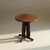 Brown Dutch Amsterdam School Art Deco Side Table with Stepped Design and Ball Feet, 1920s For Sale - Image 8 of 18