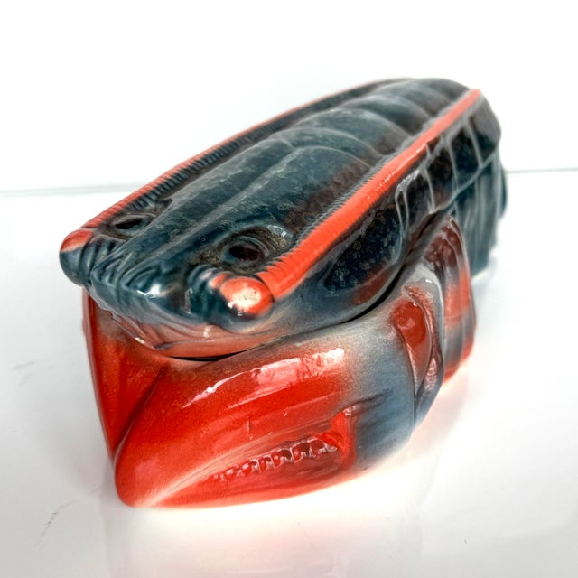 French majolica lobster serving tureen by Michel Caugant