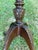 Vintage Mahogany Carved Base Side Table For Sale - Image 9 of 12