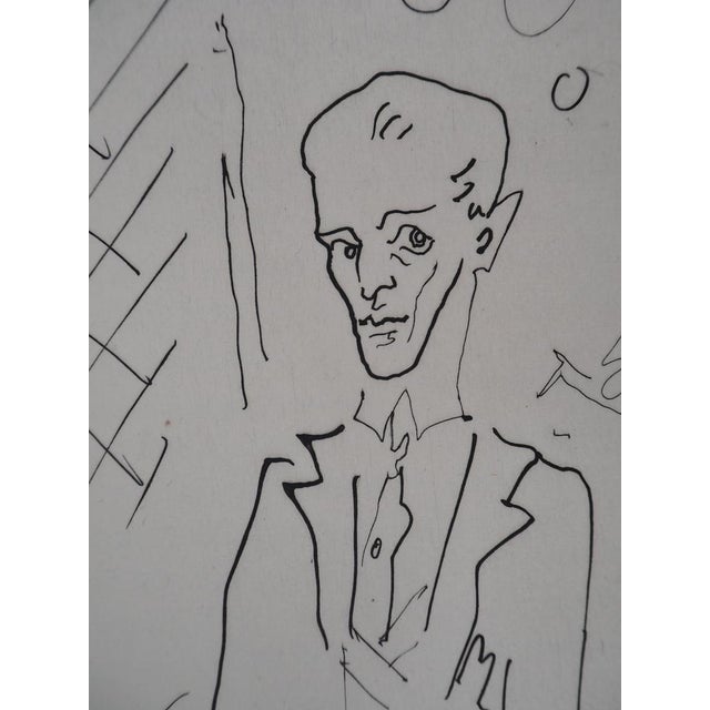 Jean Cocteau, The Count of Orgel's Ball, The Croupier, Original Engraving For Sale - Image 4 of 6