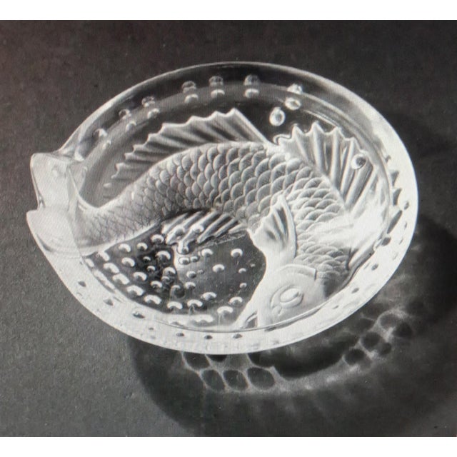 1970s Lalique Concarneau "Pisces" Ashtray For Sale - Image 5 of 9