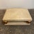 Hollywood Regency 1980s Leather Wrapped Coffee Table For Sale - Image 3 of 12