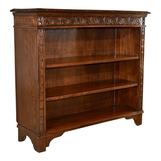 19th Century English Oak Bookcase Chairish