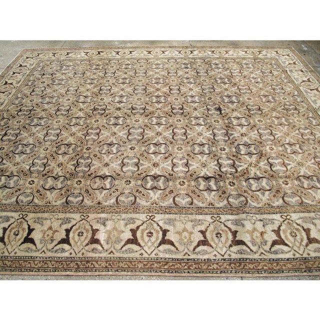 Galerie Shabab Collection Early20th Century Indian Lahore Room Size Rug For Sale - Image 9 of 10
