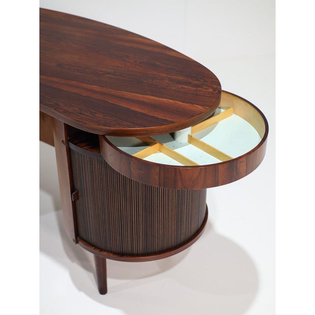 Model 54 Kidney Desk from Feldballes Møbelfabrik, Denmark, 1960s For Sale - Image 9 of 18