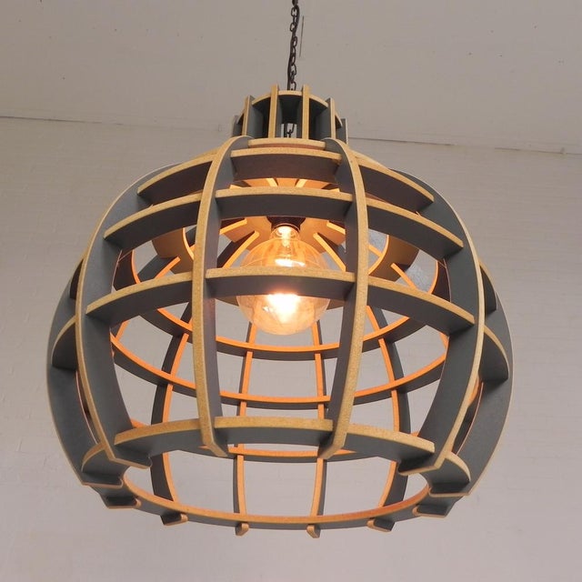 This lamp comes with an led bulb and chain. height: 56 cm (size excluding chain). ø: 50 cm. the lamp is equipped with a...