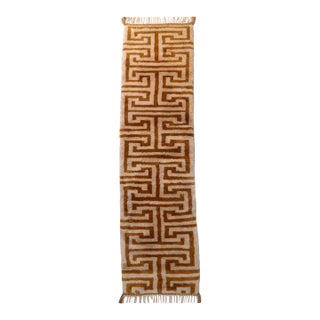 Beni Mrirt Blush and Copper Wool Runner 3' X 10' For Sale