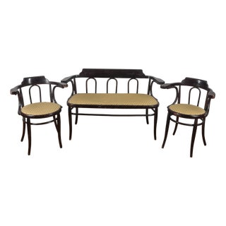Viennese Style Living Room Set, 1930s, Set of 3 For Sale