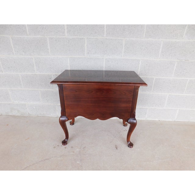 Thomasville Cherry Collection Low Boy Nightstand 30w X 27h For Sale - Image 10 of 11