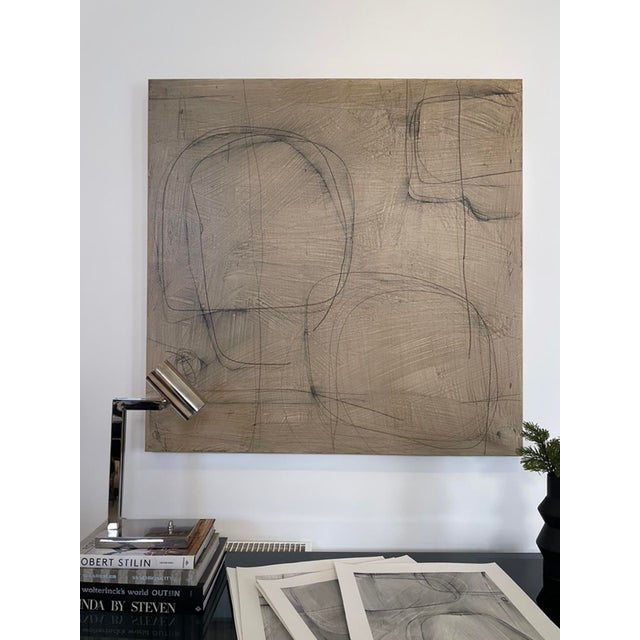 Resurfacing by Murray Duncan, 2025, Mix Media on Canvas For Sale - Image 4 of 6