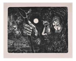 Gian Paolo Berto, Composition, Original Etching on Paper, 1975