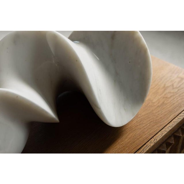 1970s Frie, Abstract Carrara Marble Sculpture, 1970, Marble For Sale - Image 5 of 18