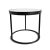 Contemporary Blanco Marble Small Side Table For Sale - Image 3 of 7