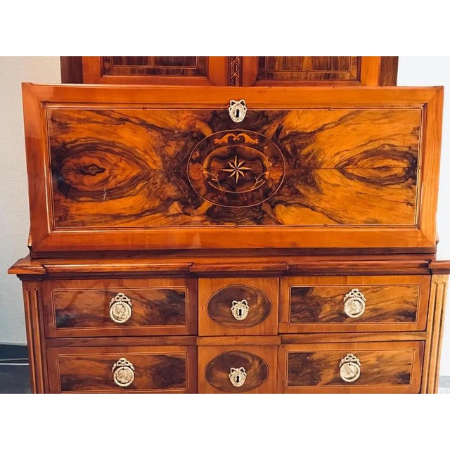 Louis XVI Cabinet with Secretaire, South Germany, 1780 For Sale - Image 10 of 14