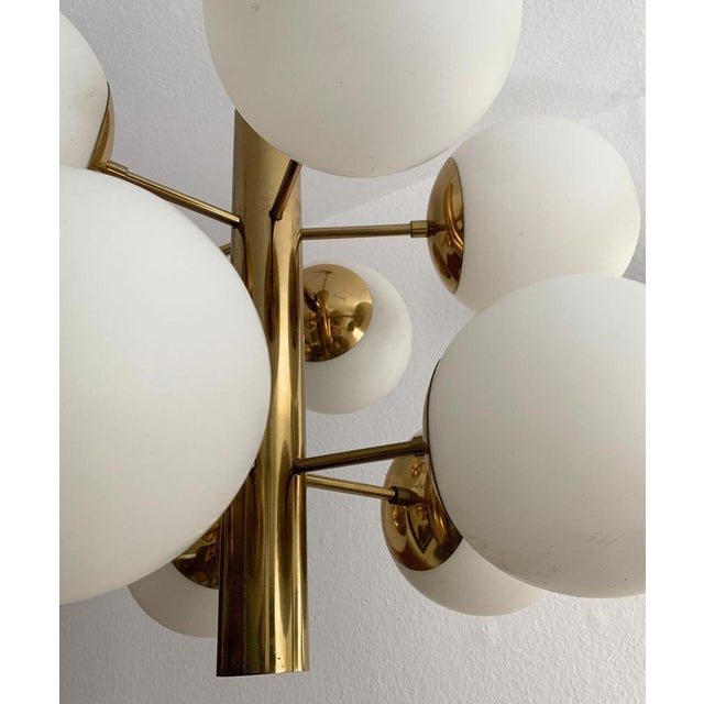 Mid-Century Modern Sputnik Chandelier, 1970s For Sale - Image 4 of 6