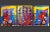 Created by Steven McCallum in 1996, the 'Centrosphere' is a three panel triptych painting with bright pop art color and...