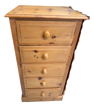 Narrow Pine Chest of Drawers