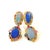 Contemporary Bochic “Orient” Opals & Multi Color Fancy Sapphire Earrings Set 18K Gold&Silver For Sale - Image 3 of 10