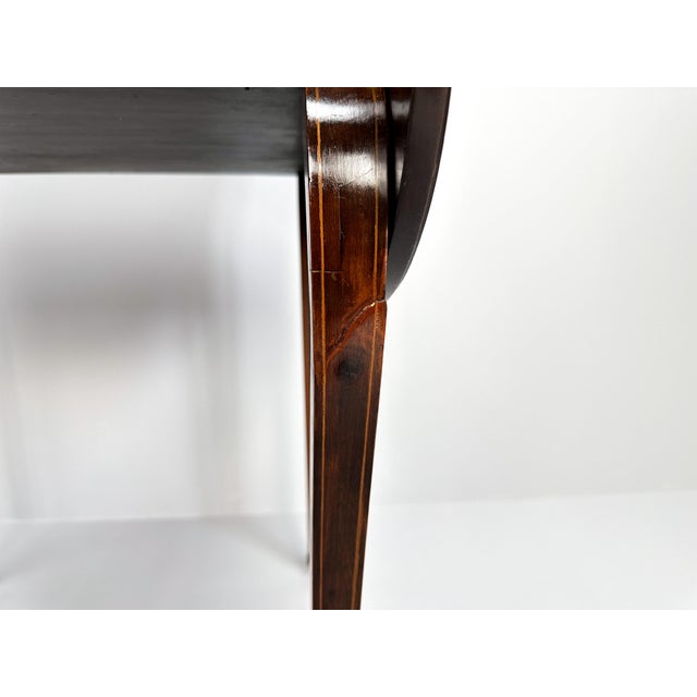 Kidney-Shaped Mahogany Desk, 19th Century For Sale - Image 3 of 10