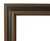 Mid-Century Modern Pair of Dark Wood & Black Picture Frames Fits 11" X 14" Rabbet Opening For Sale - Image 3 of 4