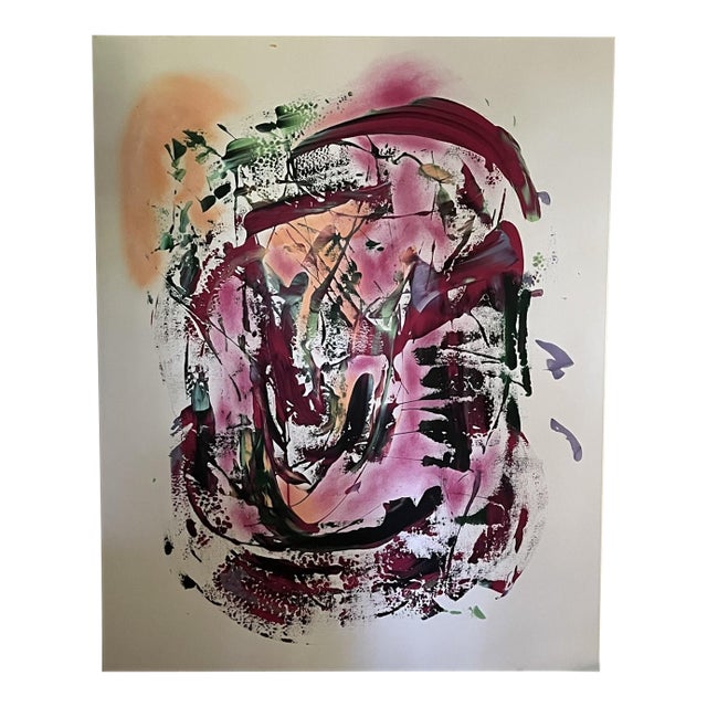 Original Matte Acrylic on Canvas 48" X 60" For Sale