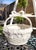 Figurative Vintage Italian Blanc De Chine Ceramic Basket For Sale - Image 3 of 9