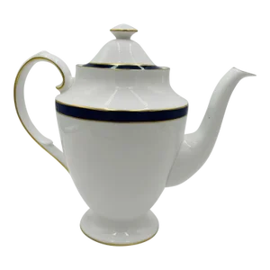 1990s Vintage MCM Spode Consul Cobalt Coffee Pot